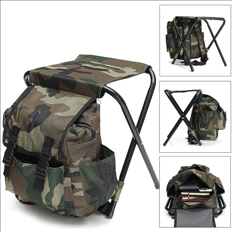 Mochila de Pesca com Assento
